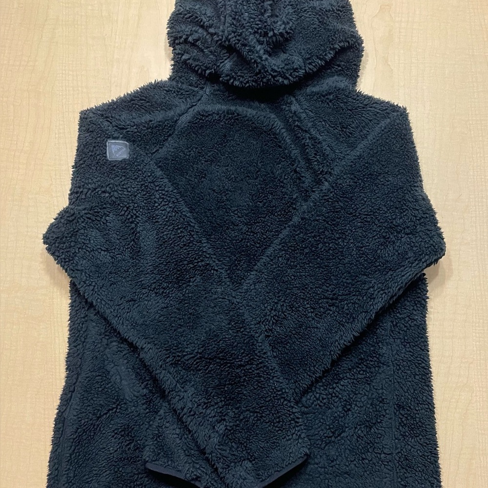 Burton Lynx Pullover Sherpa Fleece Hoodie Black Women's M